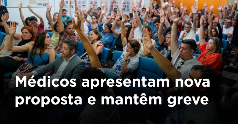 Médicos apresentam nova proposta